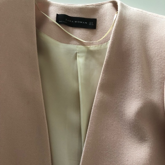 Zara Light Pink Blazer in Size Small - Picture 3 of 4
